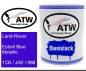 Preview: Land-Rover, Estoril Blue Metallic, 1CB / JAE / 998: 1L Lackdose, von ATW Autoteile West.